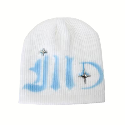 Cyber Star Graphic Beanie